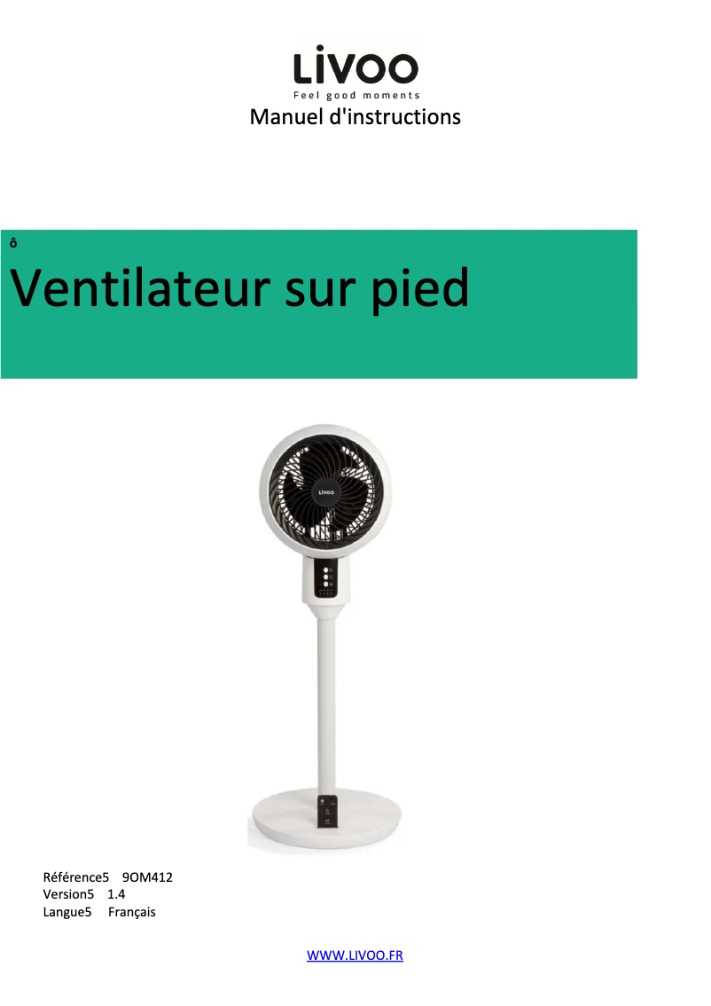 Imagen de la primera página del manual del dispositivo DOM412