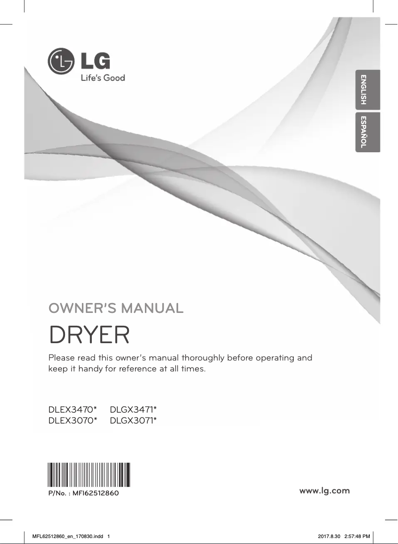 Página 1 del manual Manual de usuario LG DLGX3071W