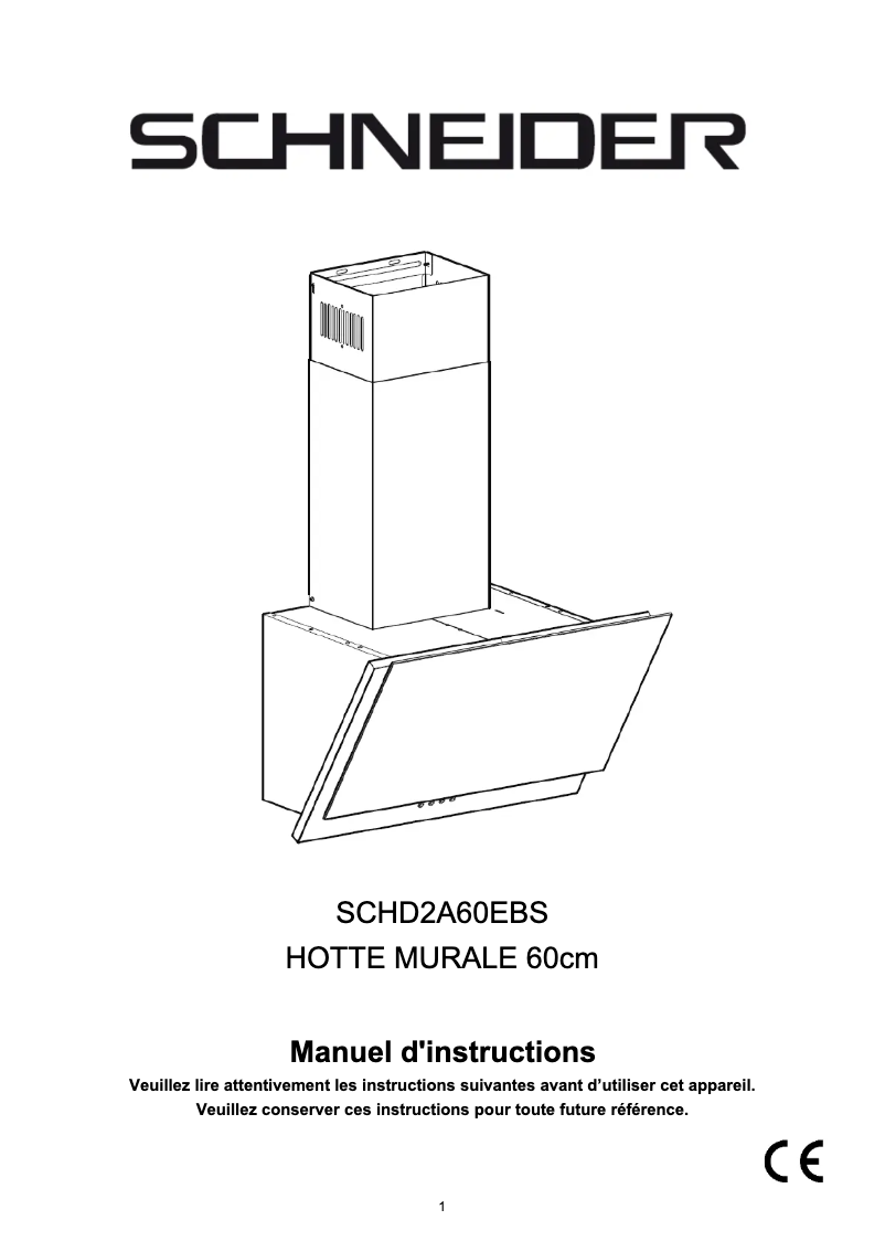 Imagen de la primera página del manual del dispositivo SCHD2A60EBS