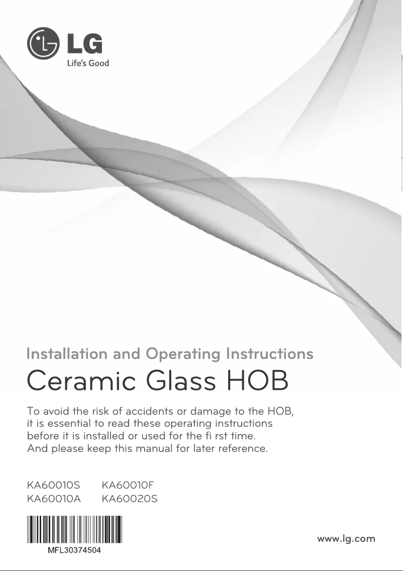Página nº 1 - Manual de usuario LG KA60010S