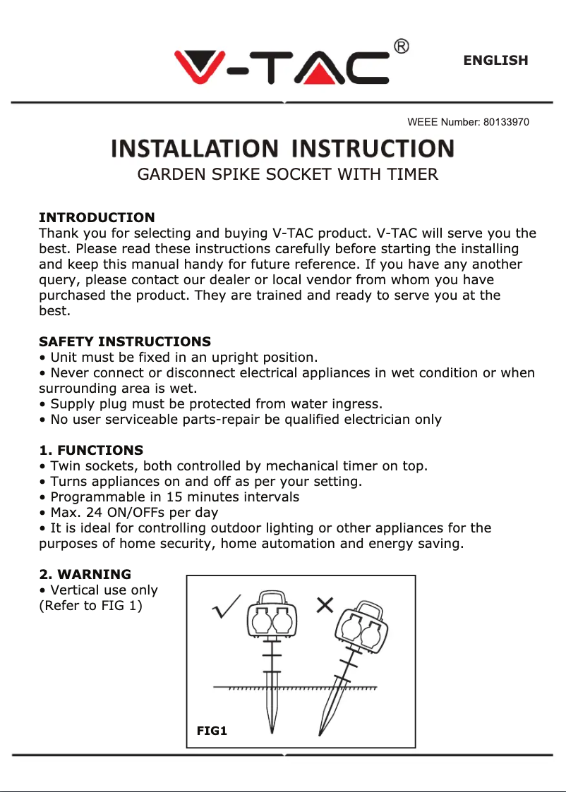 Imagen de la primera página del manual del dispositivo VT-1112-3