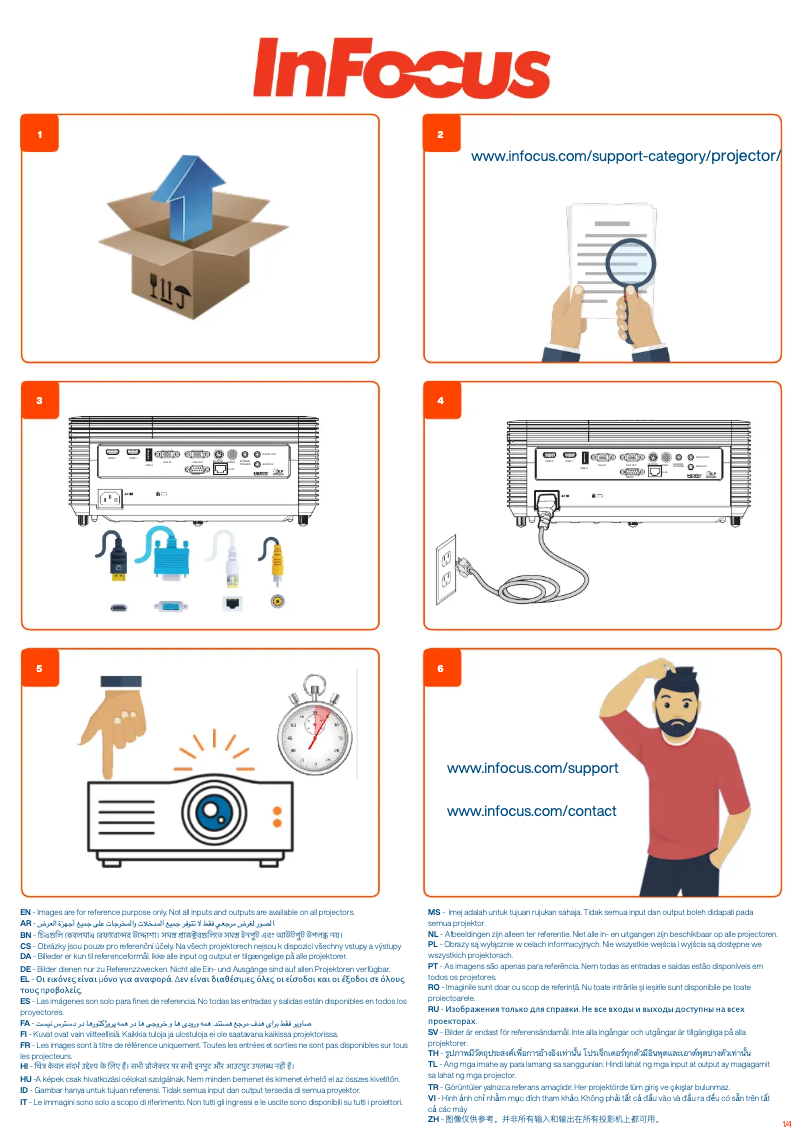 Imagen de la primera página del manual del dispositivo LightPro IN1044