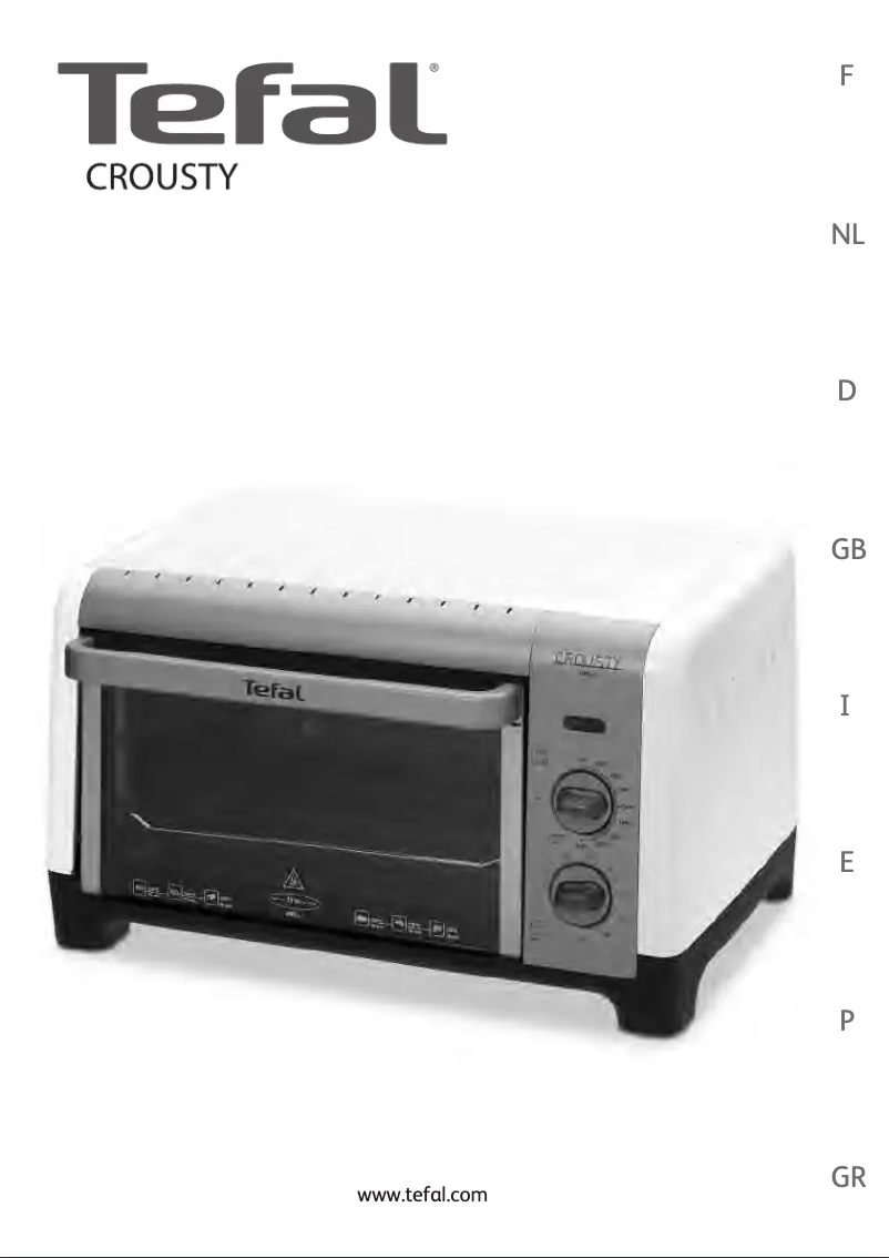 Página 1 del manual Manual de usuario Tefal Crousty OV3210