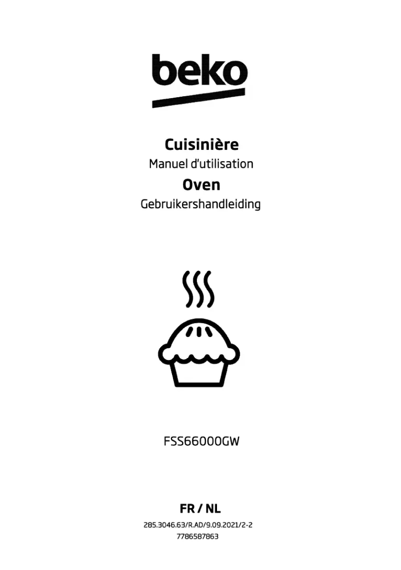 Página 1 del manual Manual de usuario Beko FSS66000GW