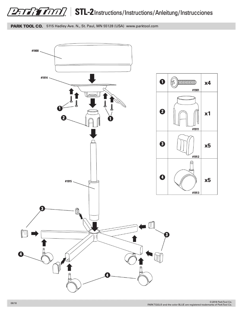 Imagen de la primera página del manual del dispositivo STL-2