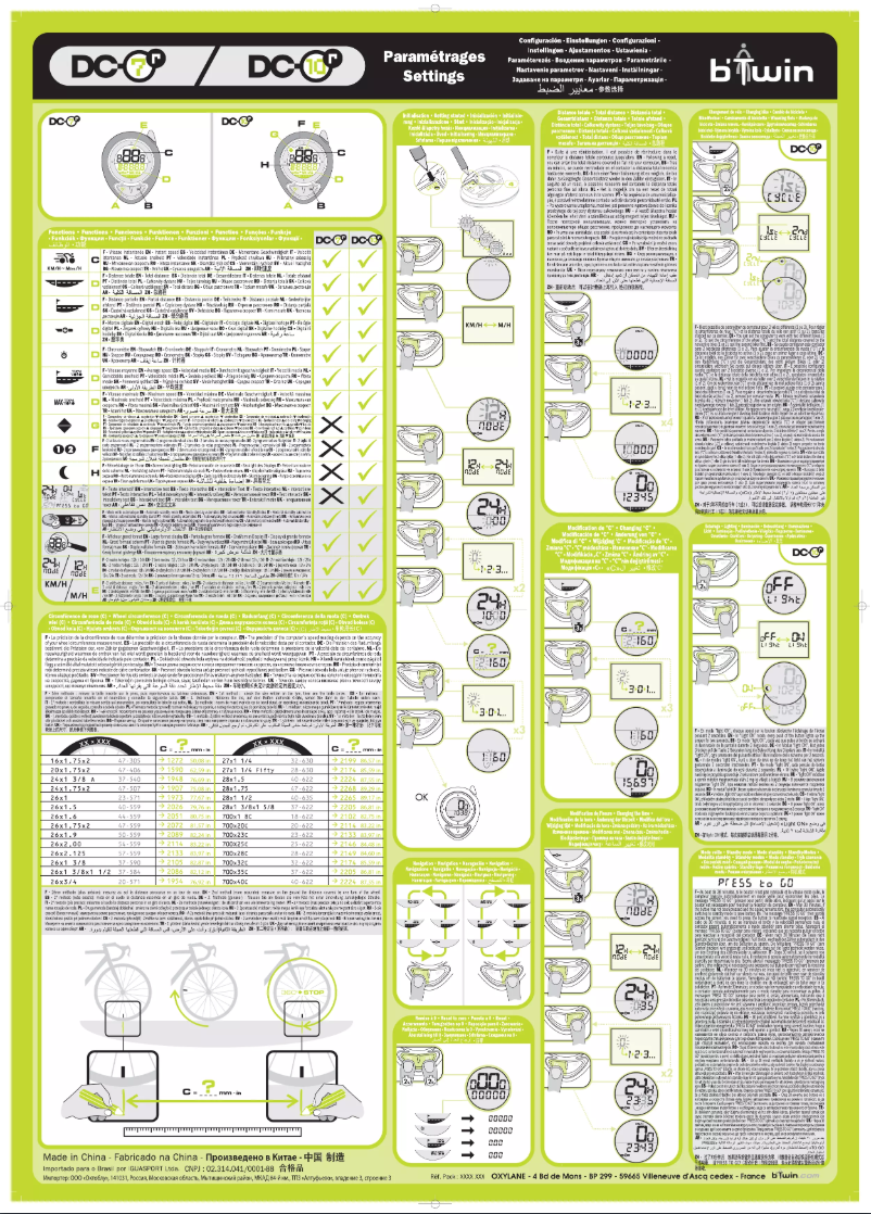 Imagen de la primera página del manual del dispositivo DC10r