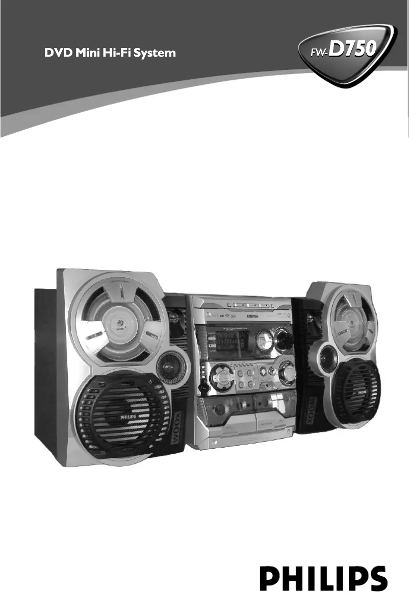 Imagen de la primera página del manual del dispositivo FW-D750