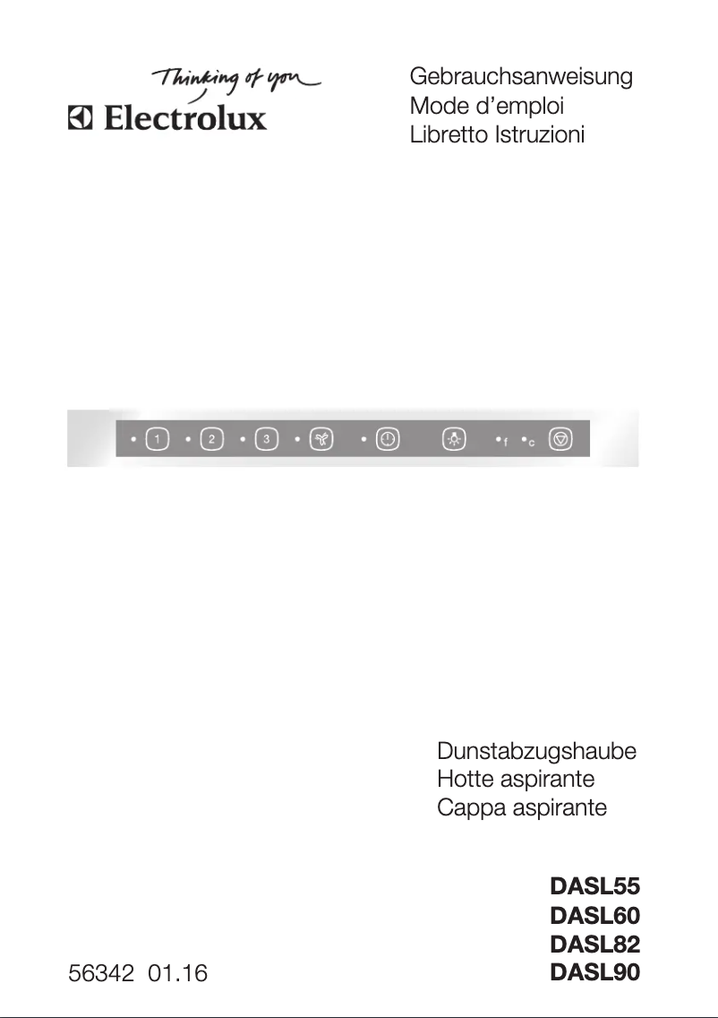 Página 1 del manual Manual de usuario Electrolux DASL8230CN