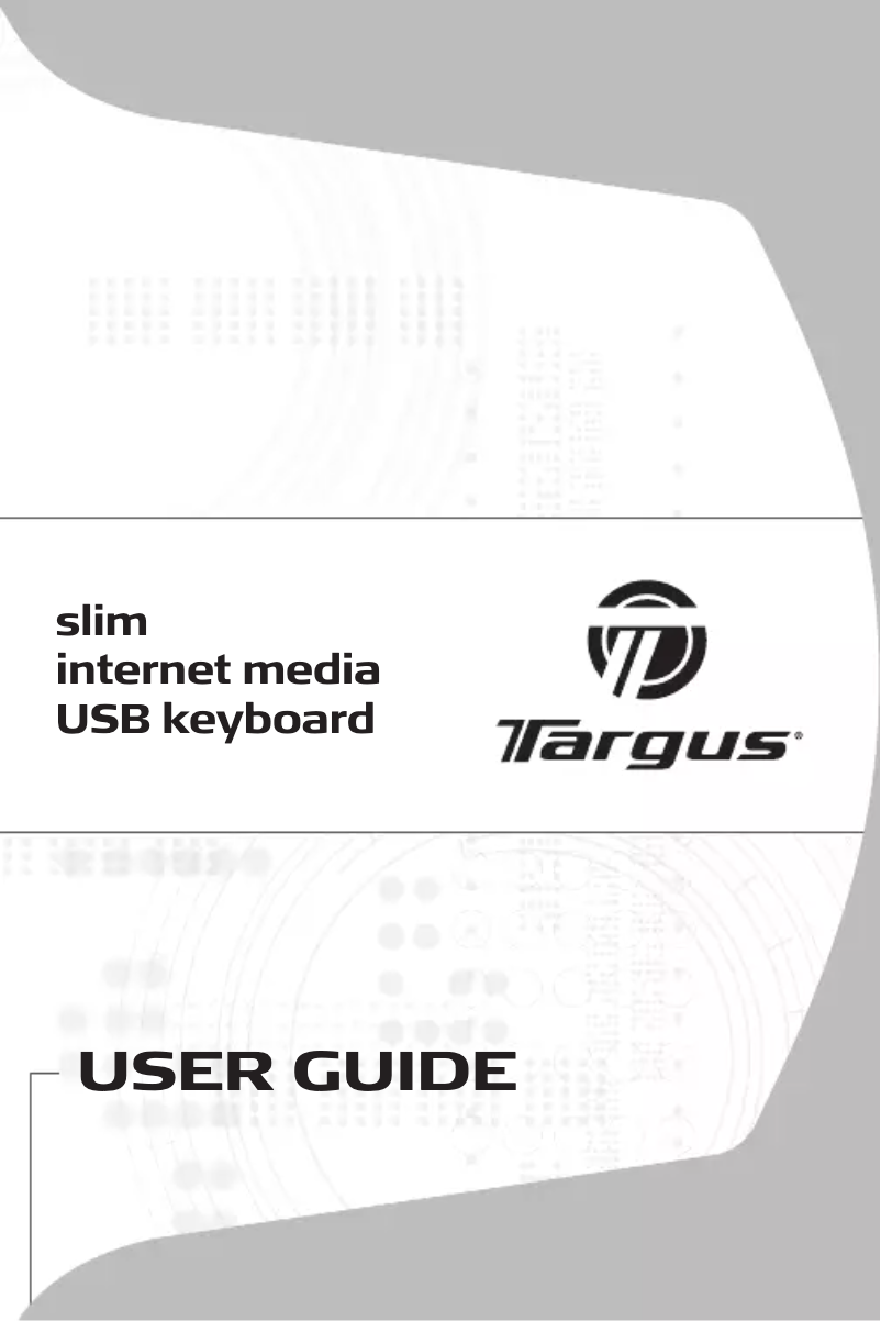 Página 1 del manual Manual de usuario Targus AKB04UK