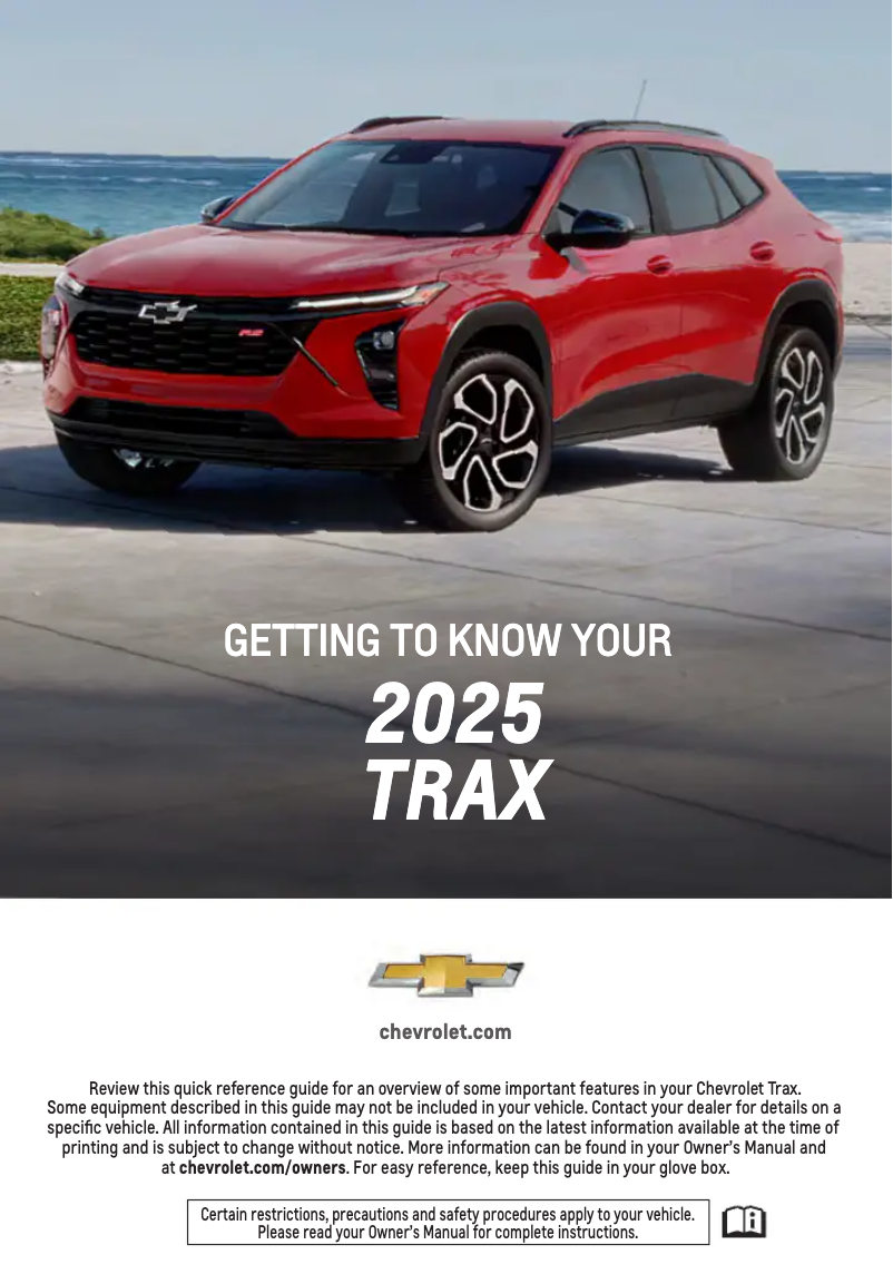 Imagen de la primera página del manual del dispositivo Trax (2025)