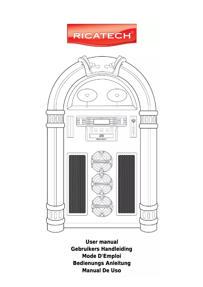 Página 1 del manual Manual de usuario Ricatech RR1600