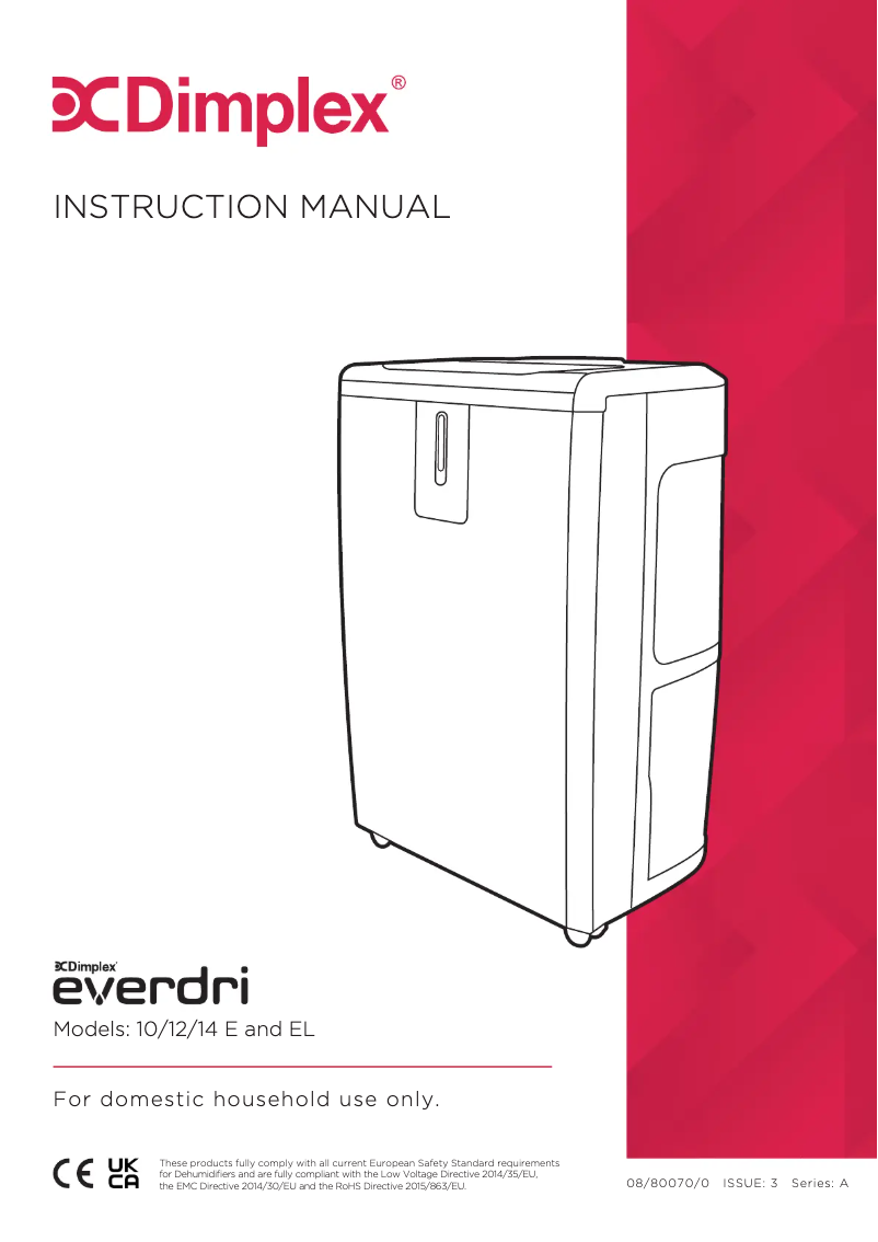 Imagen de la primera página del manual del dispositivo EverDri14EL