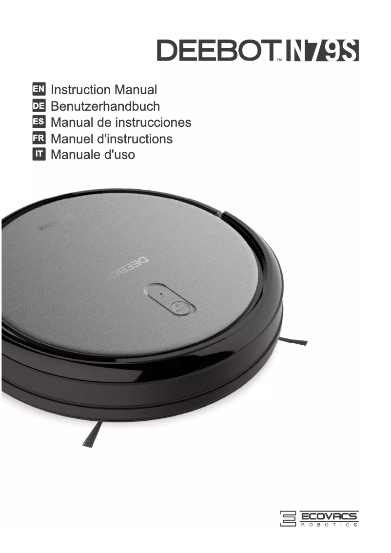 Imagen de la primera página del manual del dispositivo DEEBOT N79S
