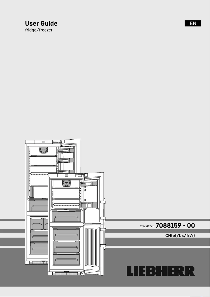 Página 1 del manual Manual de usuario Liebherr CNEF 5715