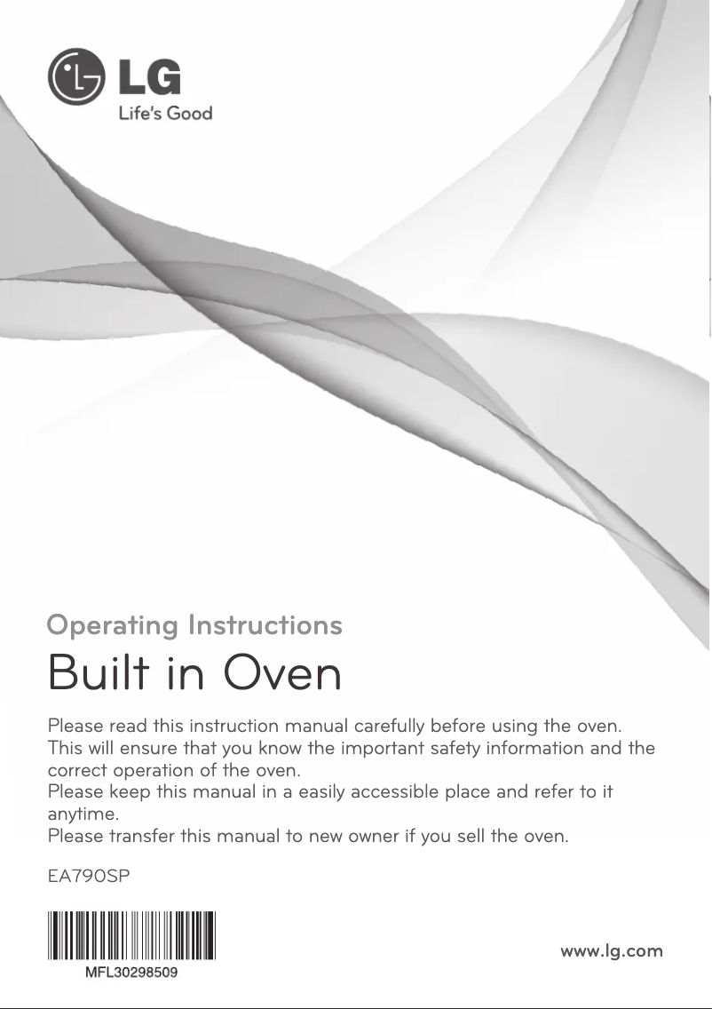 Imagen de la primera página del manual del dispositivo EA790SP