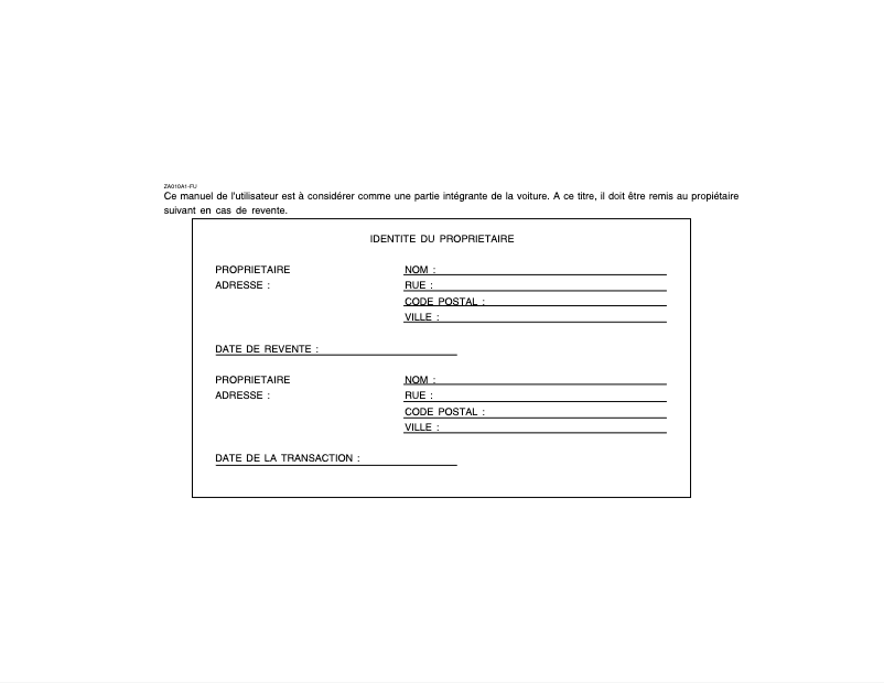 Página 1 del manual Manual de usuario Hyundai Santa Fe (2003)
