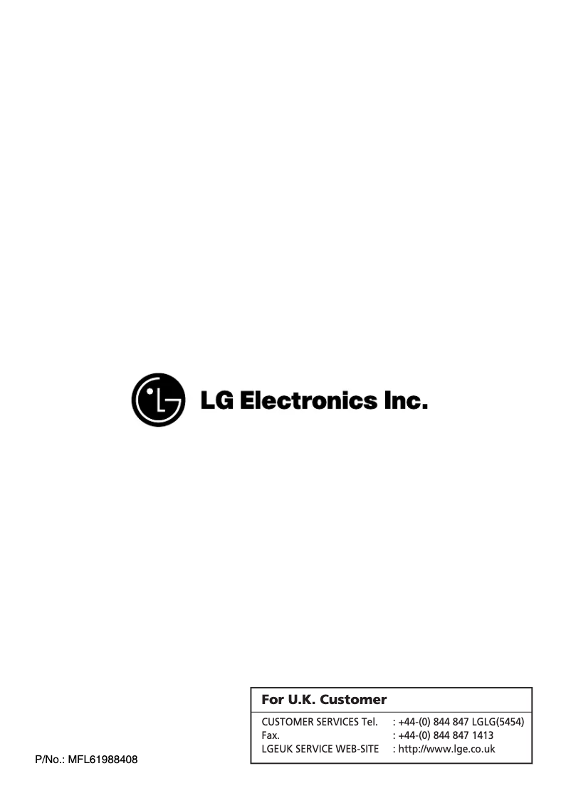 Página 1 del manual Manual de usuario LG F1056QD1