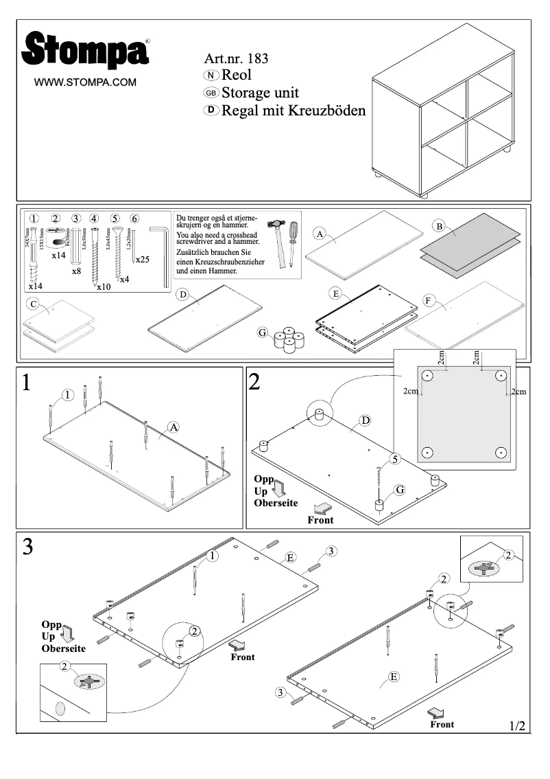 Imagen de la primera página del manual del dispositivo 4 Cube