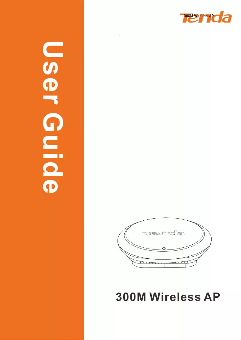 Página 1 del manual Manual de usuario Tenda WH302A