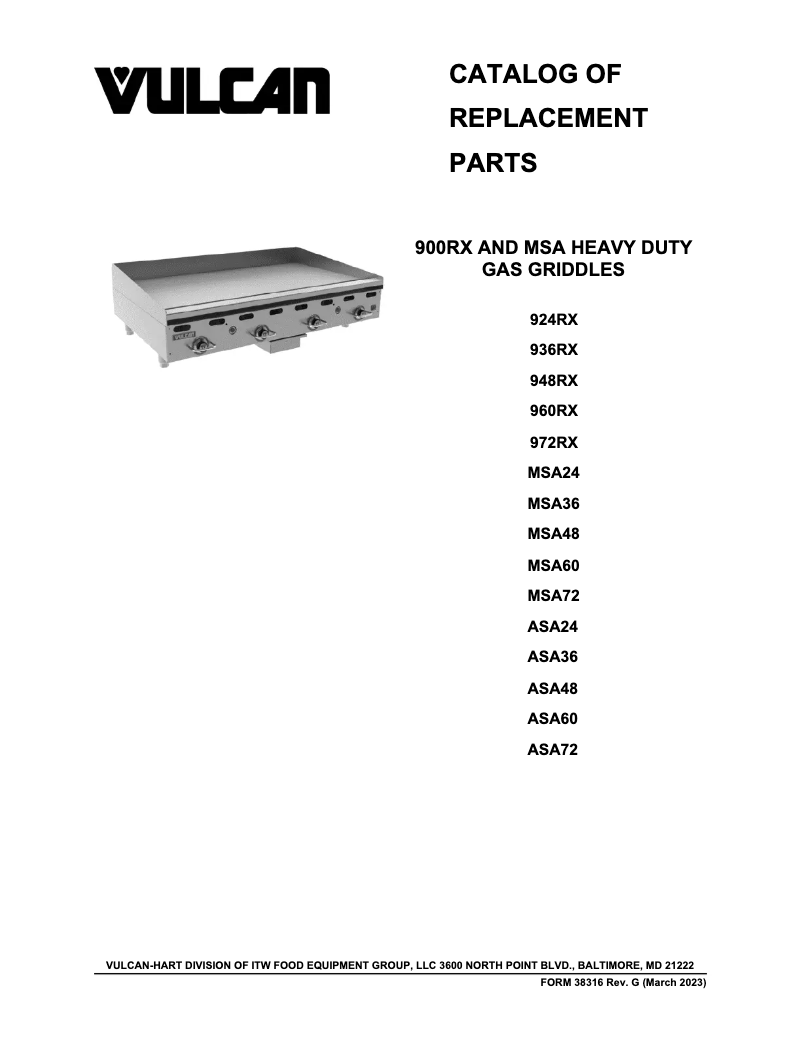 Imagen de la primera página del manual del dispositivo MSA72