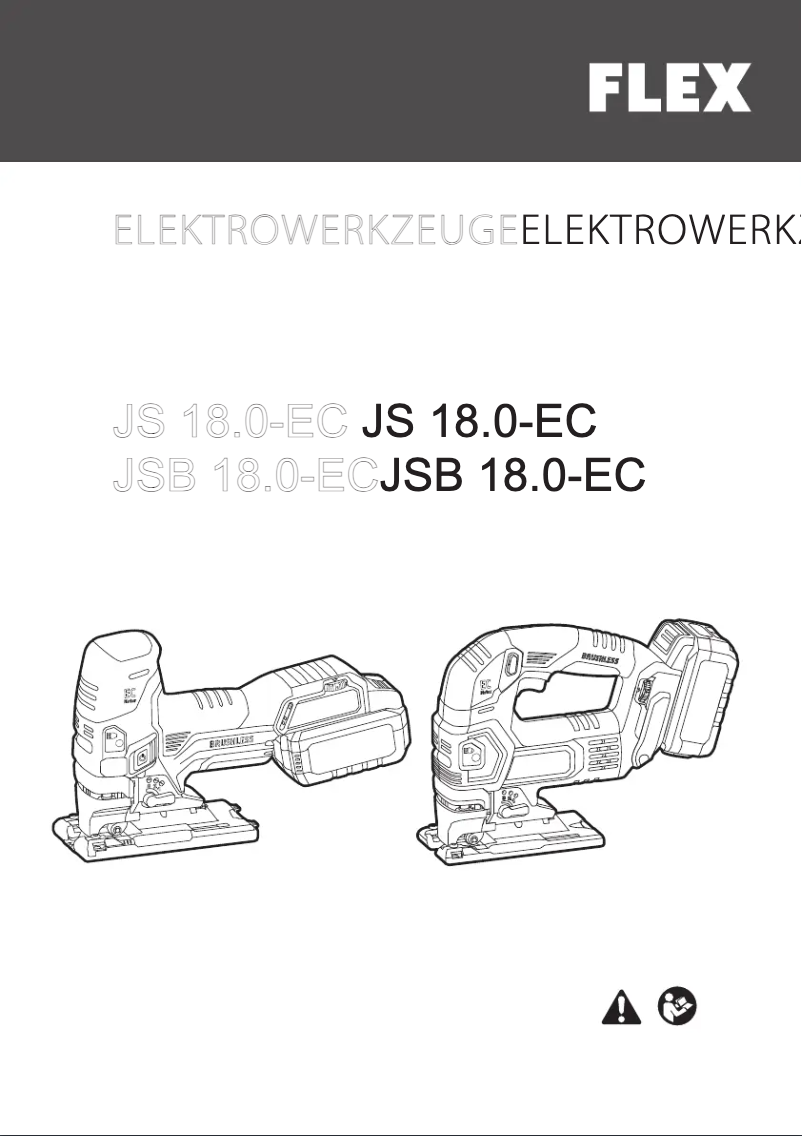 Imagen de la primera página del manual del dispositivo JSB 18.0-EC C