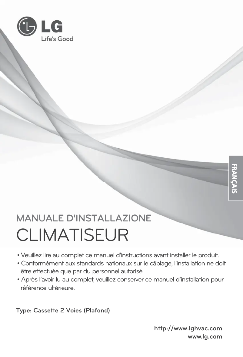 Página 1 del manual Manual de usuario LG ARNU243TLC2