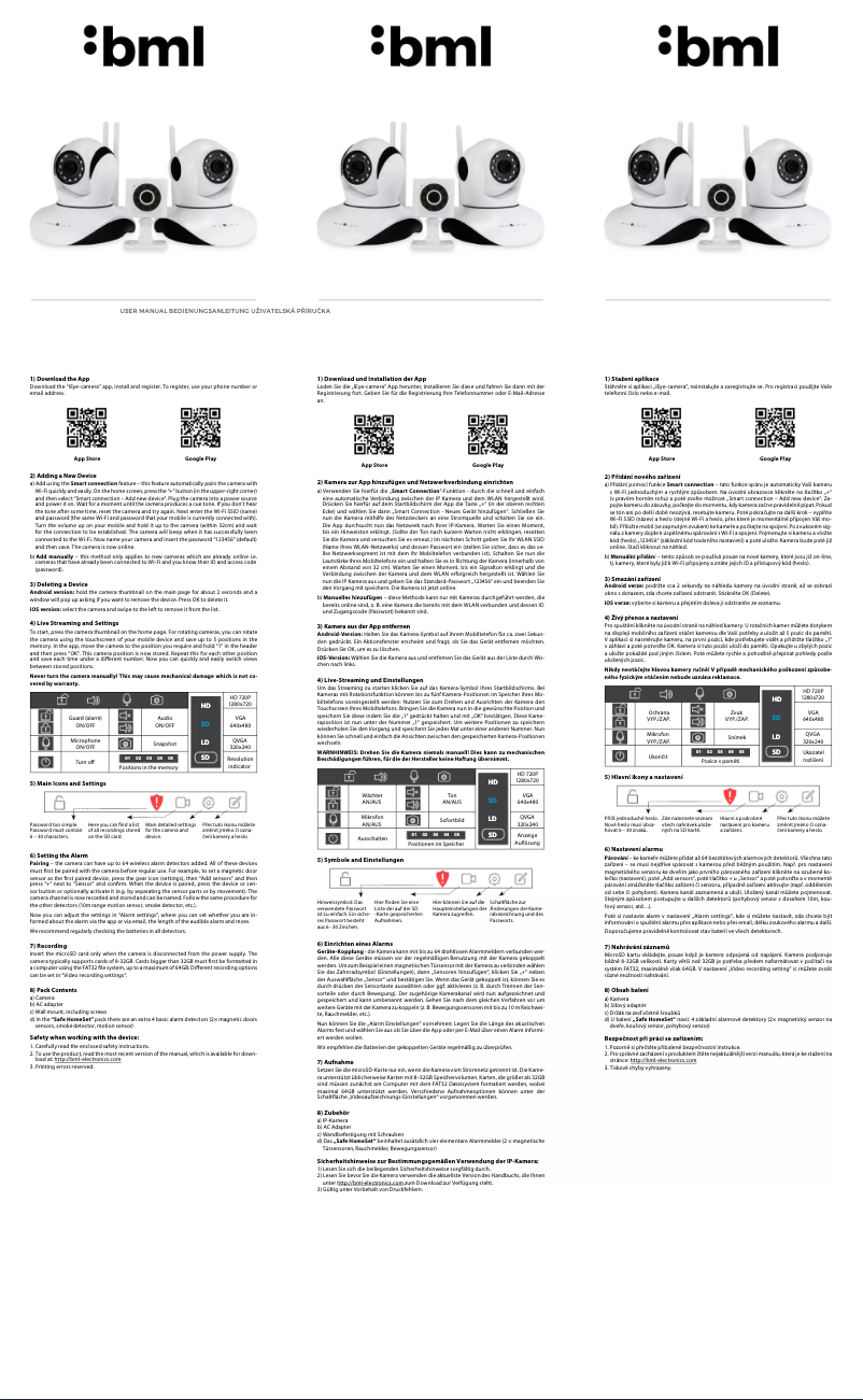 Imagen de la primera página del manual del dispositivo Safe Eye360