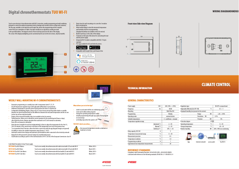 Imagen de la primera página del manual del dispositivo Tuo Wi-Fi Lite