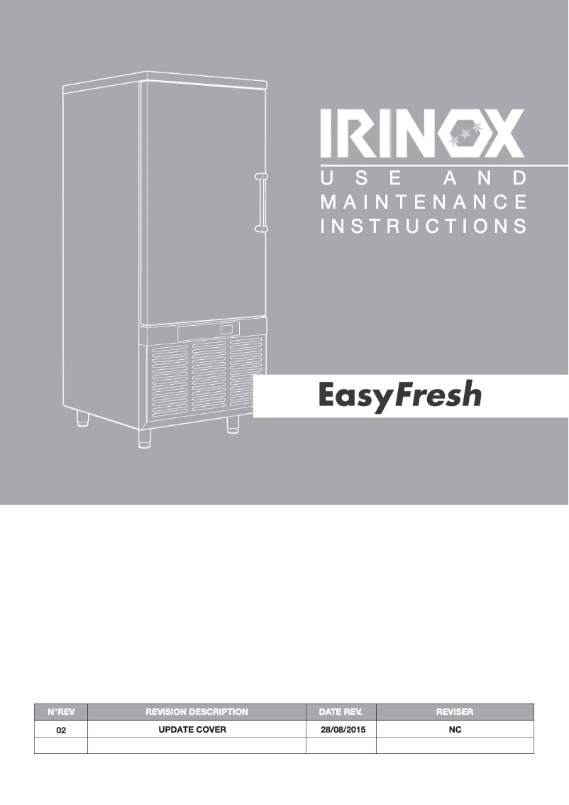 Página 1 del manual Manual de usuario Irinox EasyFresh NEXT ML