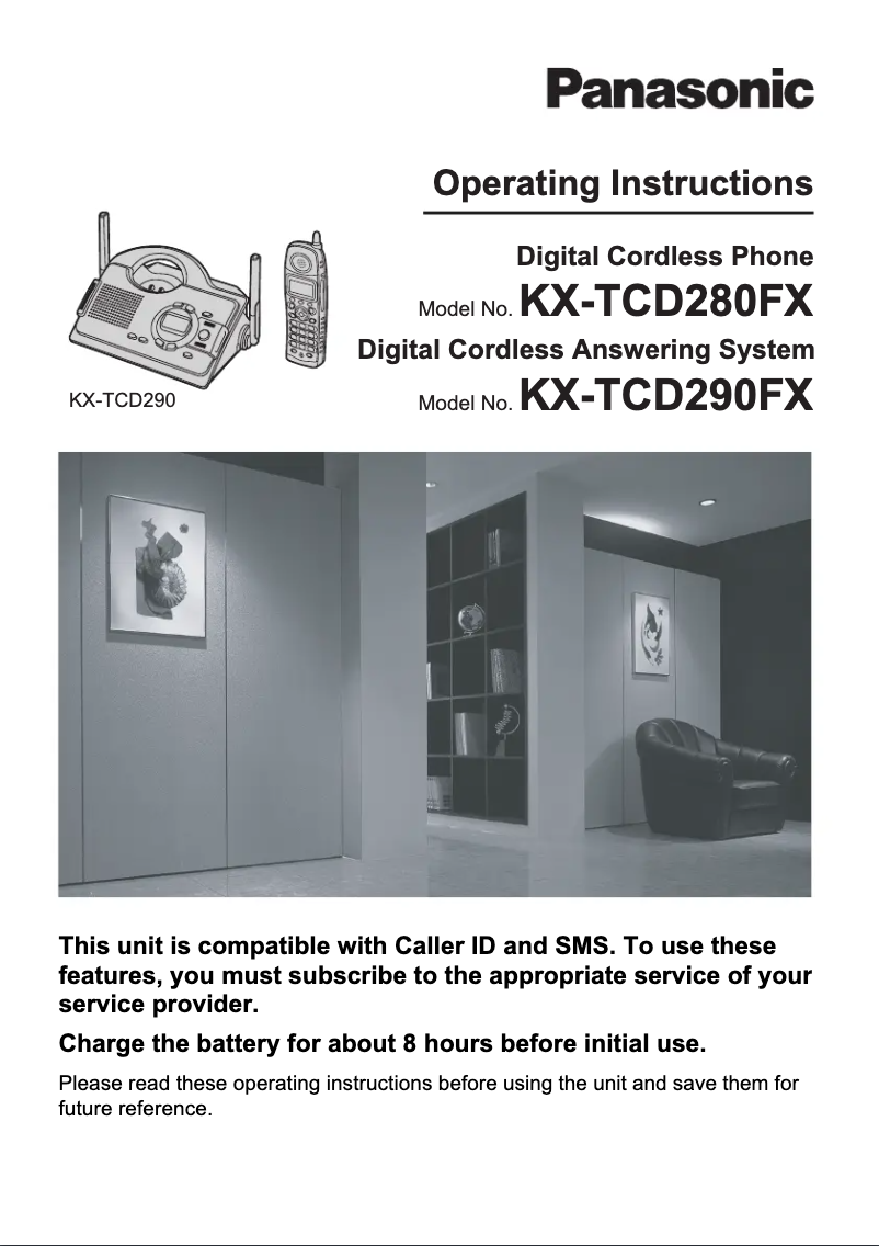 Página nº 1 - Manual de usuario Panasonic KX-TCD290FX