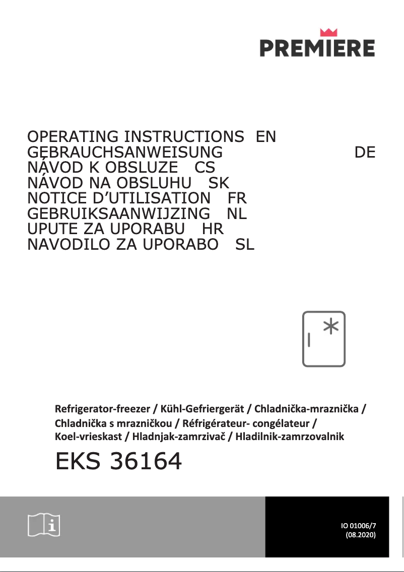 Imagen de la primera página del manual del dispositivo EKS 36164