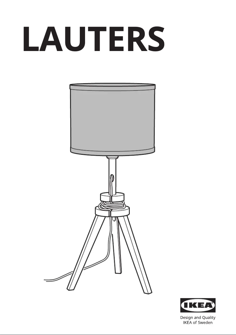 Imagen de la primera página del manual del dispositivo LAUTERS 704.049.03