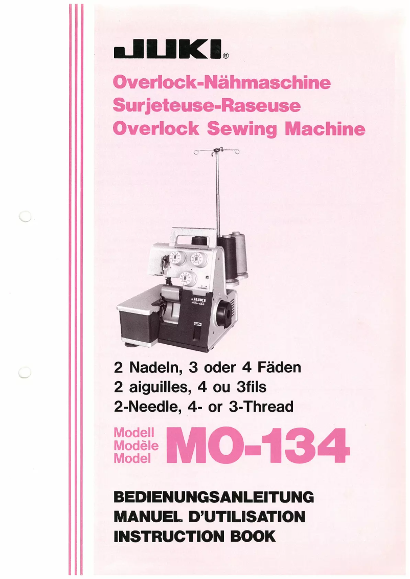 Imagen de la primera página del manual del dispositivo MO-134