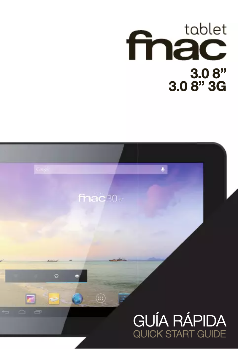 Imagen de la primera página del manual del dispositivo Fnac 3.0 8