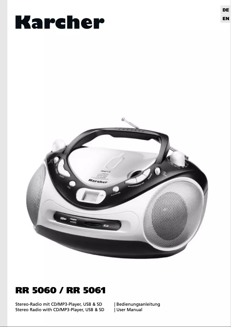 Imagen de la primera página del manual del dispositivo RR 5061