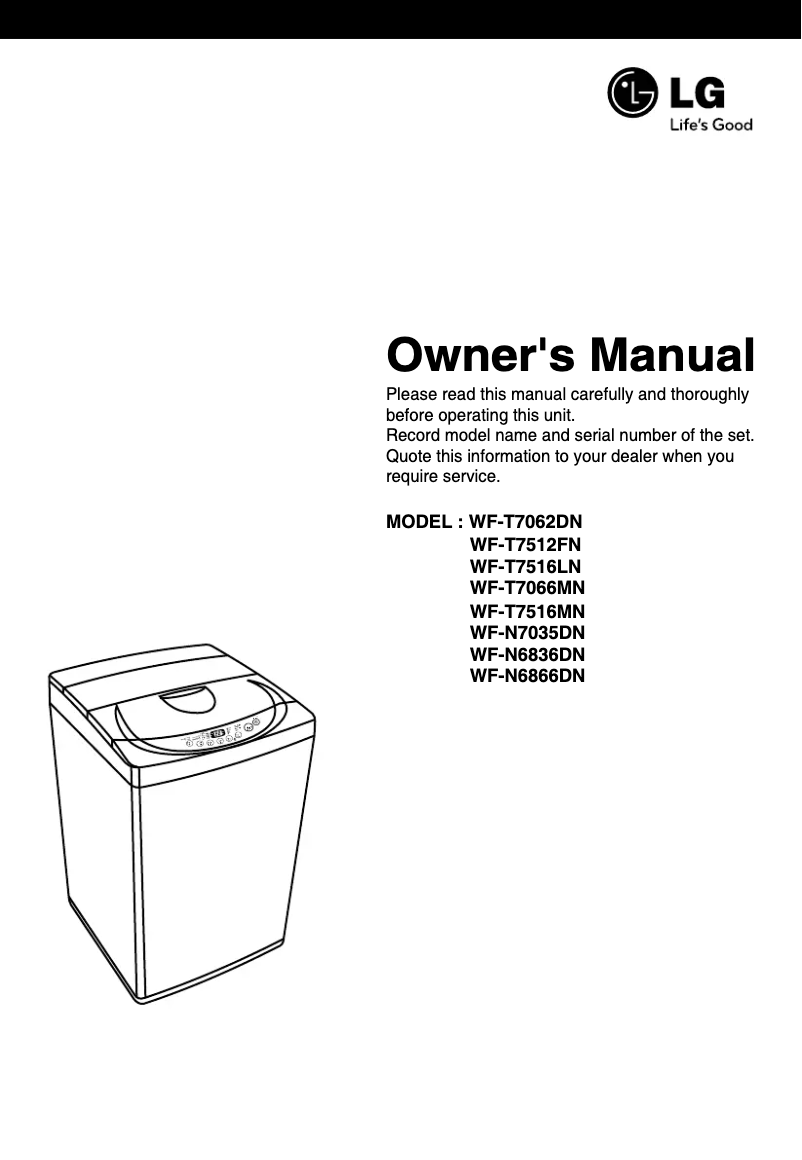 Imagen de la primera página del manual del dispositivo WF-T7066MN