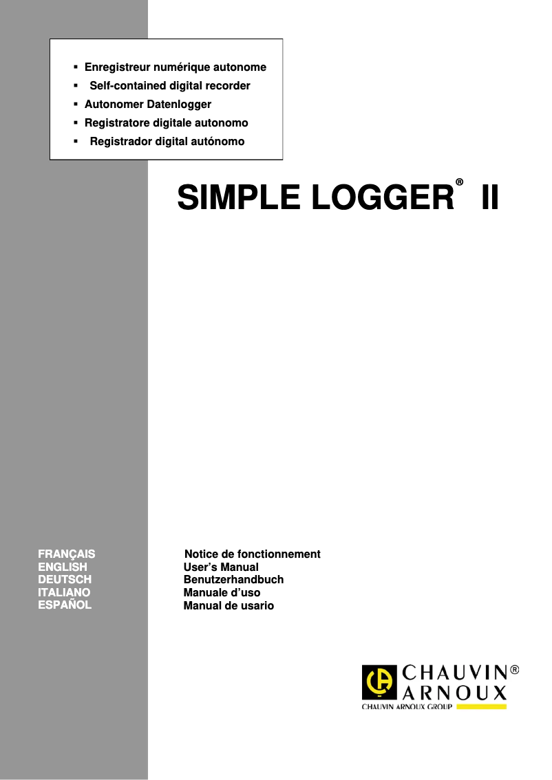 Imagen de la primera página del manual del dispositivo L261