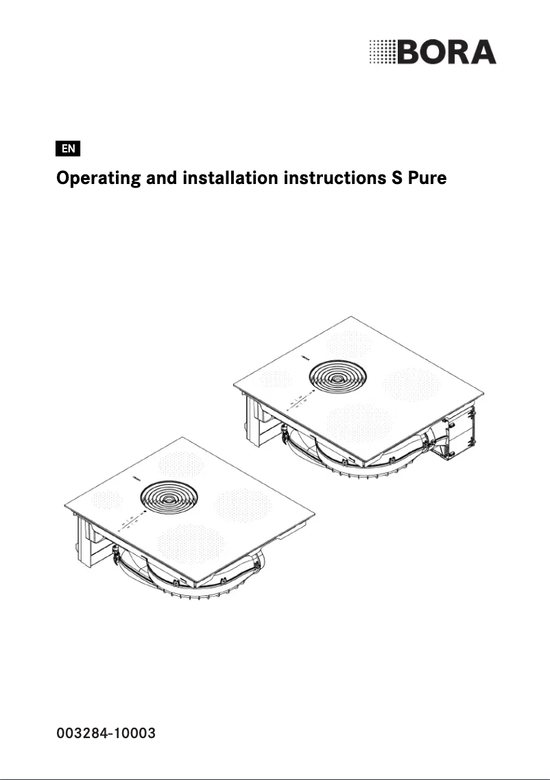 Página 1 del manual Guía de instalación BORA S Pure