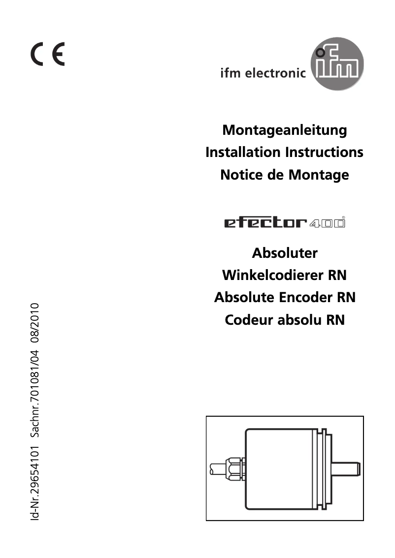 Imagen de la primera página del manual del dispositivo RN6040
