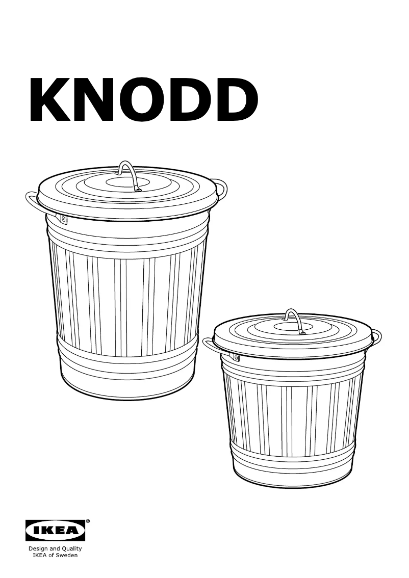 Imagen de la primera página del manual del dispositivo KNODD 600.456.56