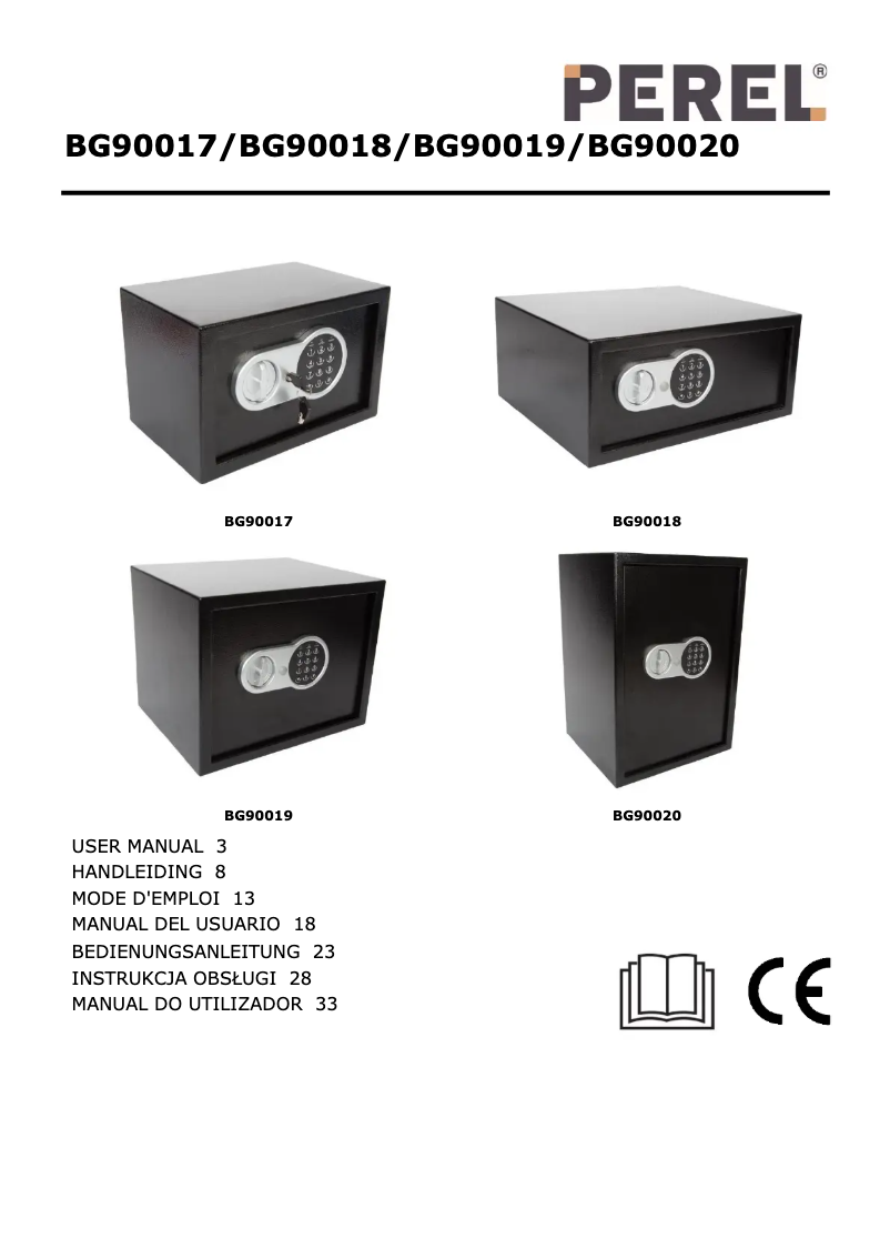Imagen de la primera página del manual del dispositivo BG90017