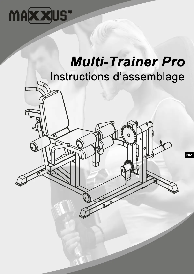 Página nº 1 - Manual de usuario Maxxus Multitrainer Pro