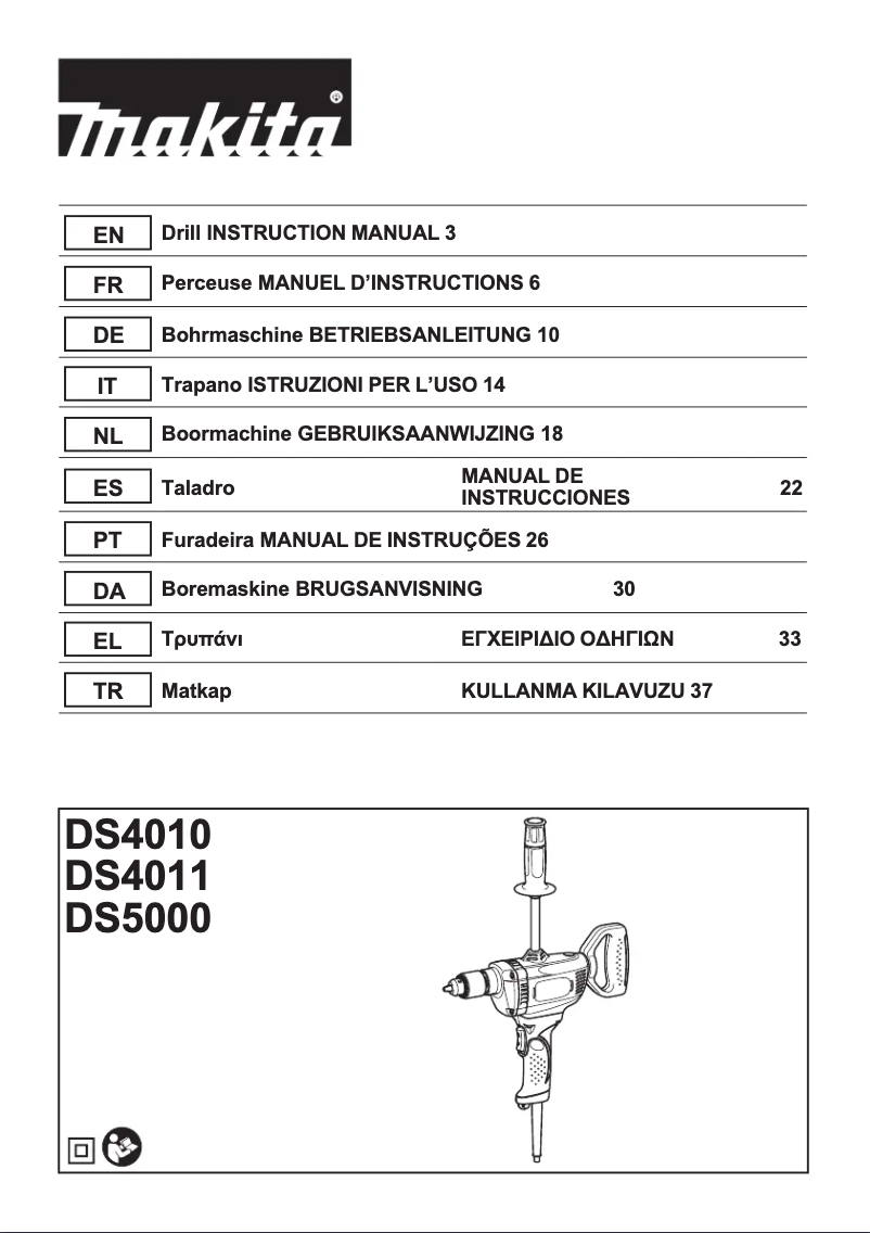 Imagen de la primera página del manual del dispositivo DS4010