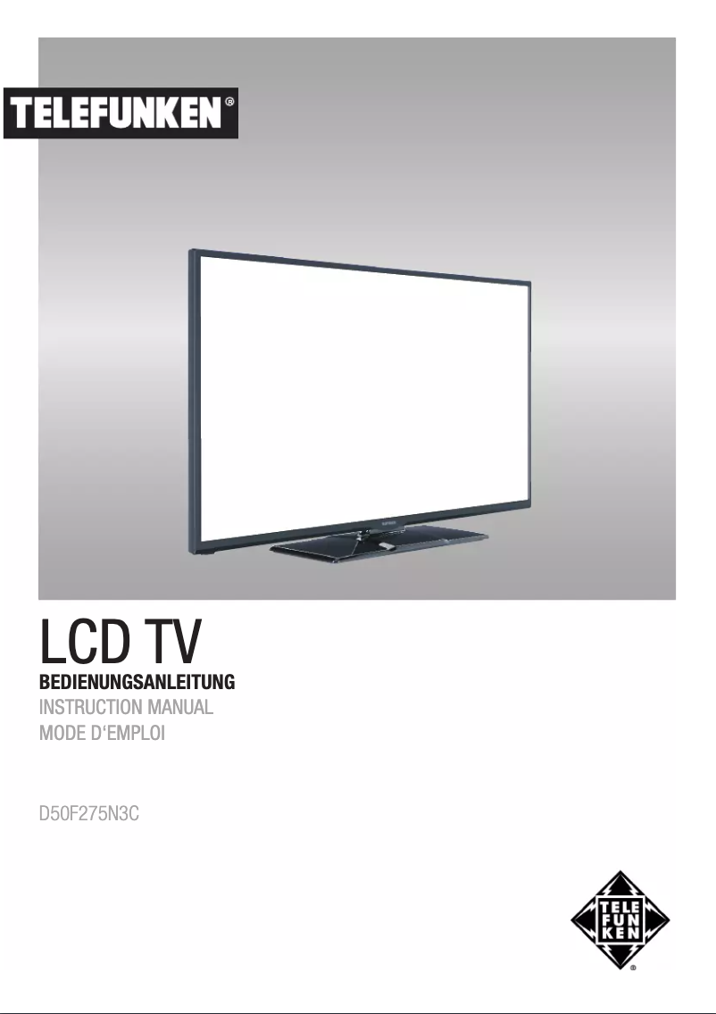 Imagen de la primera página del manual del dispositivo D50F275N3C