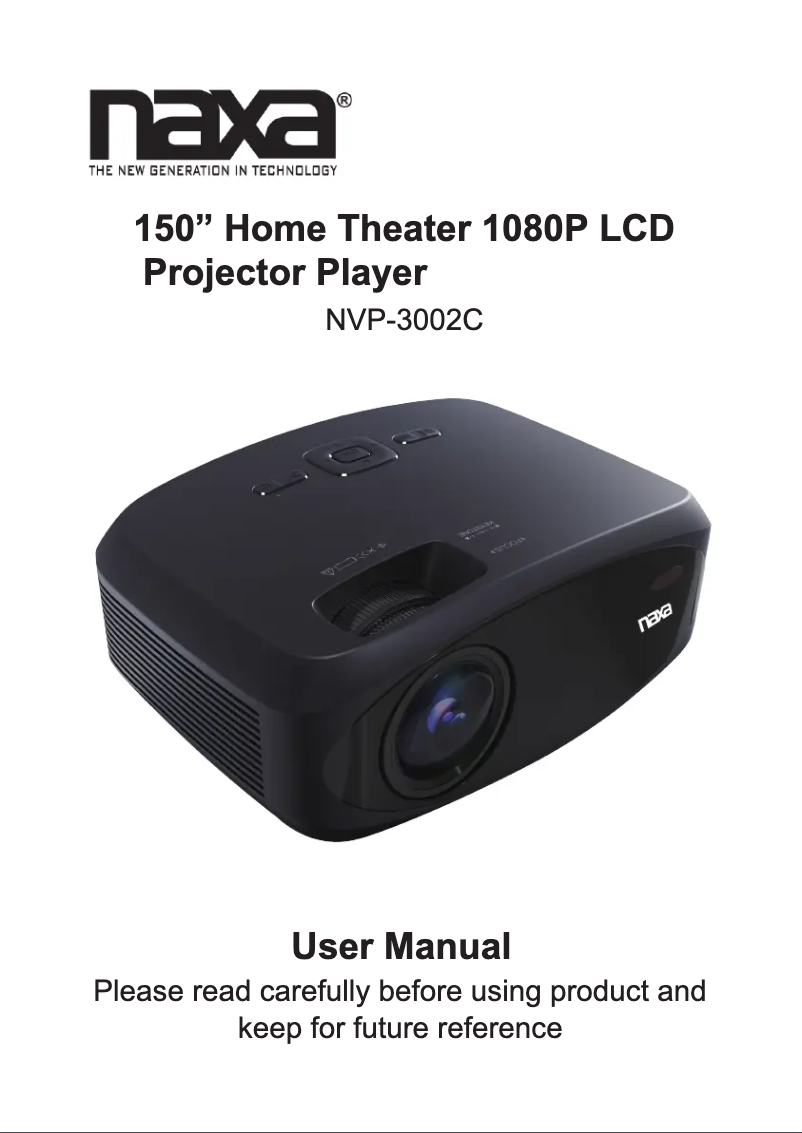 Imagen de la primera página del manual del dispositivo NVP-3002C