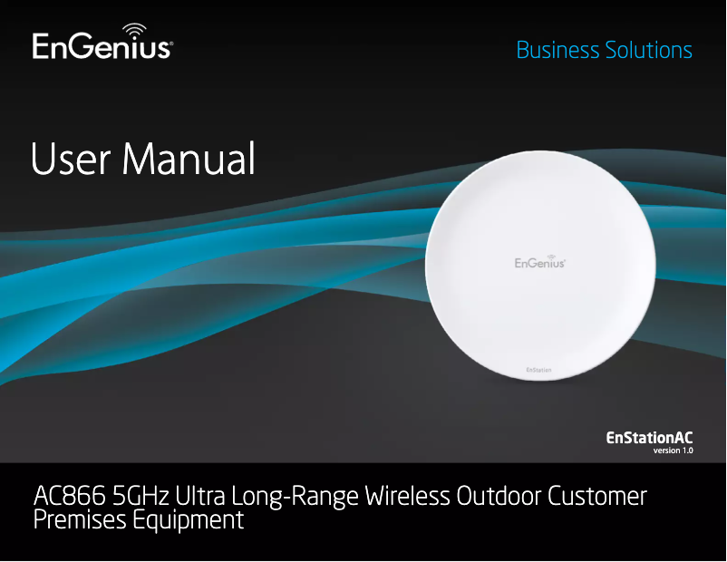 Página 1 del manual Manual de usuario EnGenius EnStationac AC866