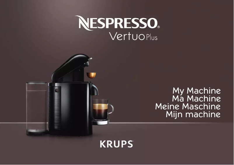 Página 1 del manual Manual de usuario Krups Nespresso Vertuo Plus XN900T
