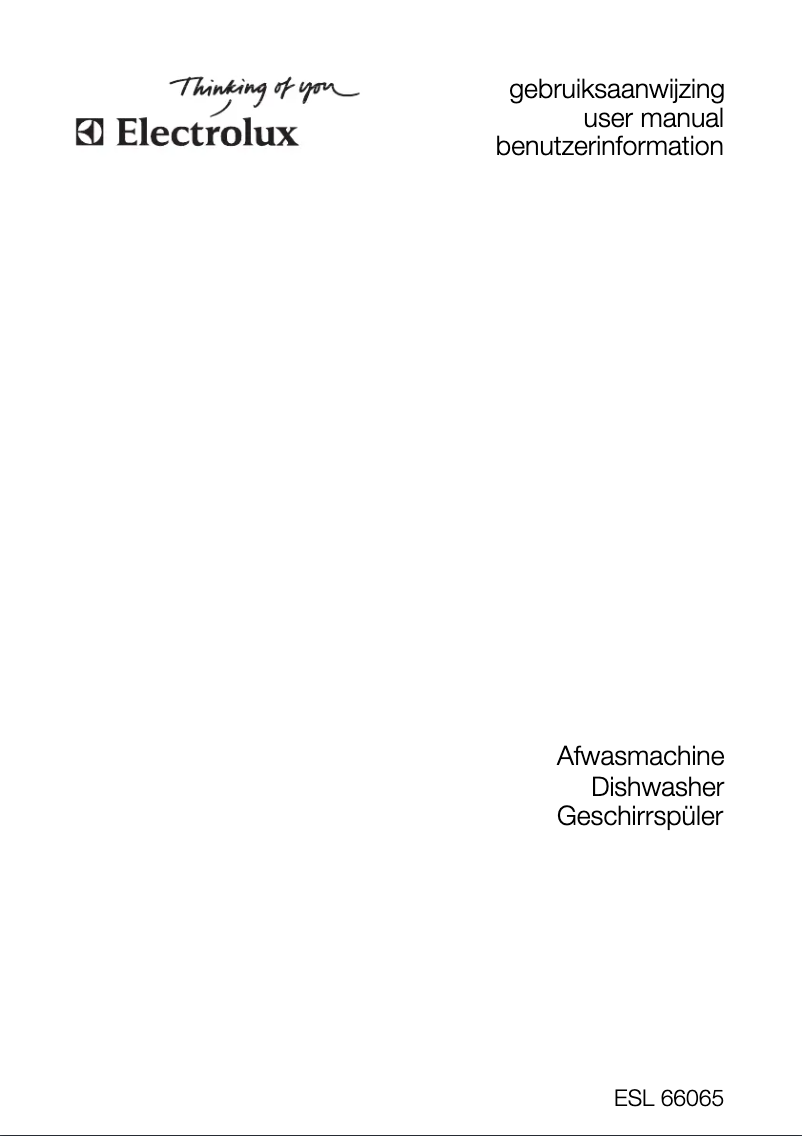 Imagen de la primera página del manual del dispositivo ESL66065