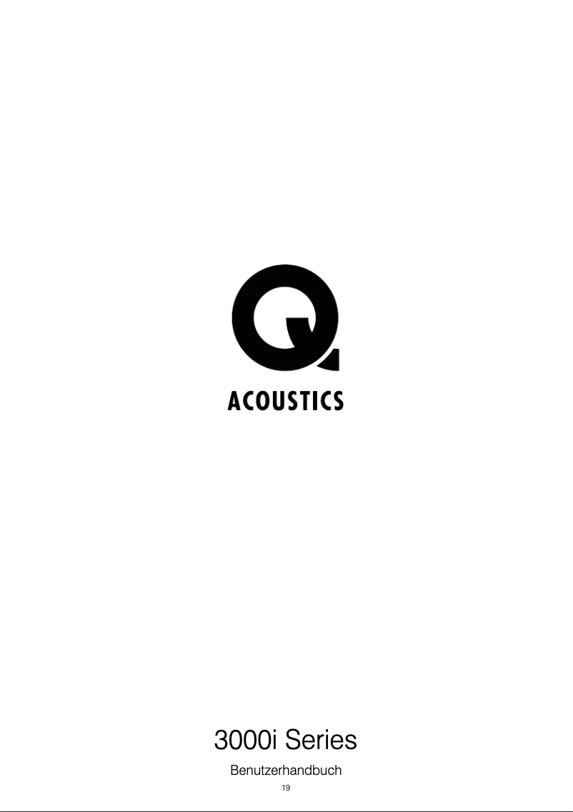 Página nº 1 - Manual de usuario Q Acoustics 3050i