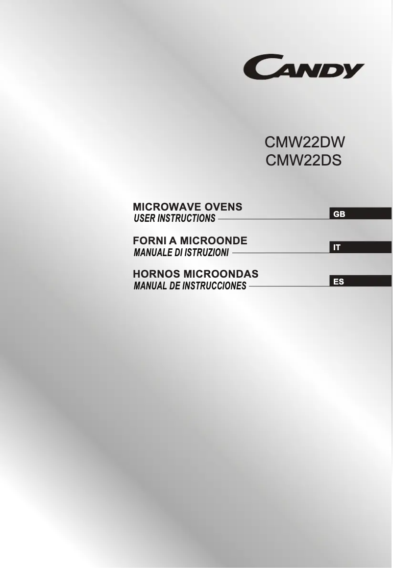 Imagen de la primera página del manual del dispositivo CMW22DS